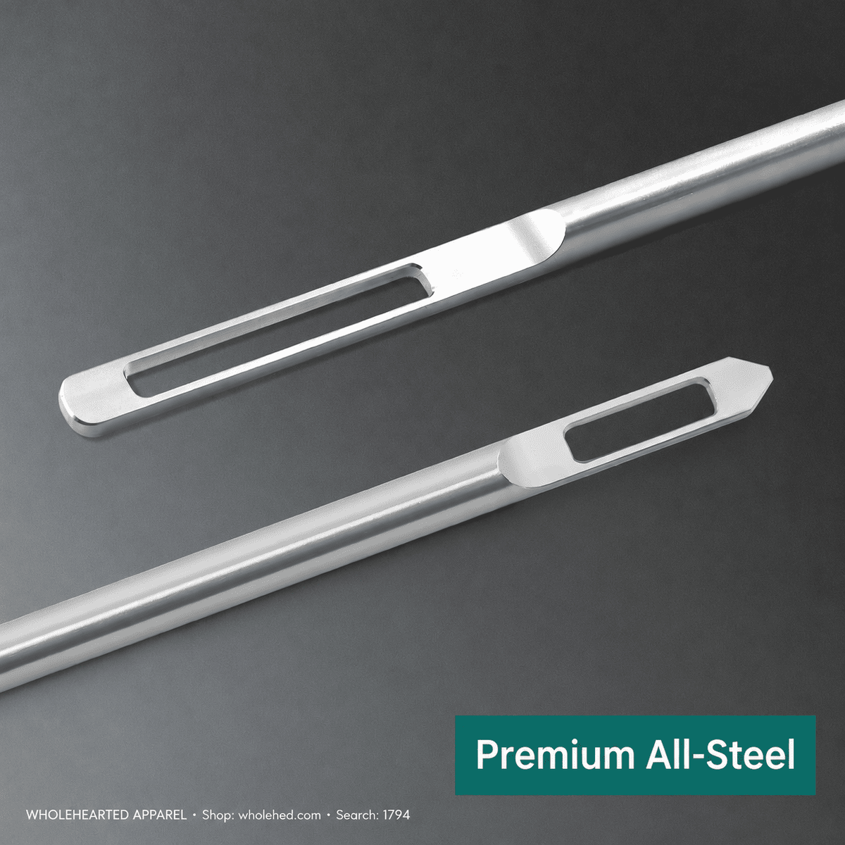 1794★ Stainless Steel Cord Threader for Elastic Waistbands, Webbing, Lace, and Eyelets.