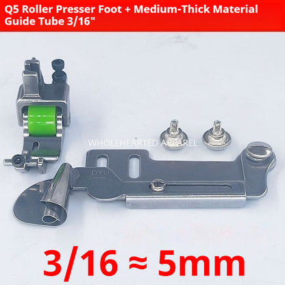 1787★ New Adjustable Q5 Roller Hem Presser Foot for Computerized Sewing Machine, Smooth Stitching★