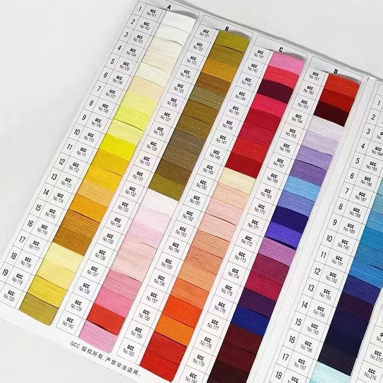 3116  GCC international textile industry standard zipper color card 480 color card sample color matching clothing reference standard color card