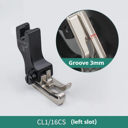 1738★ New Model Premium Dual Spring Grooved High Low Presser Foot Lockstitch Machine Cord Piping Insertion And Topstitching★