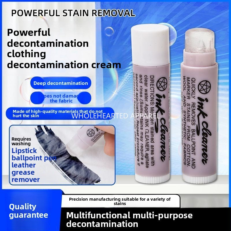 1575★  inkcleaner Tianyu universal decontamination balm clothing oil-stained ballpoint pen lipstick decontamination lipstick cleaning clothes