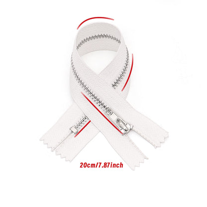 3076  Zipper Metal Zipper No. 3 Platinum Closed Tail Not Tail Automatic Head Clothing Luggage Doll Available