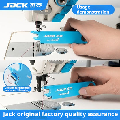 1723★  jack jack flat car multifunctional threading artifact third generation needle threader magnifying glass scale sewing machine accessories★