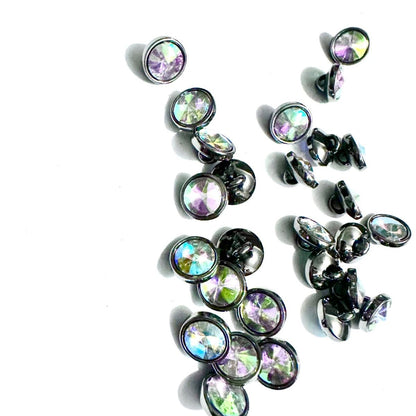 3036  High-end buttons exquisite explosive shirt shirt versatile button round cardigan pattern