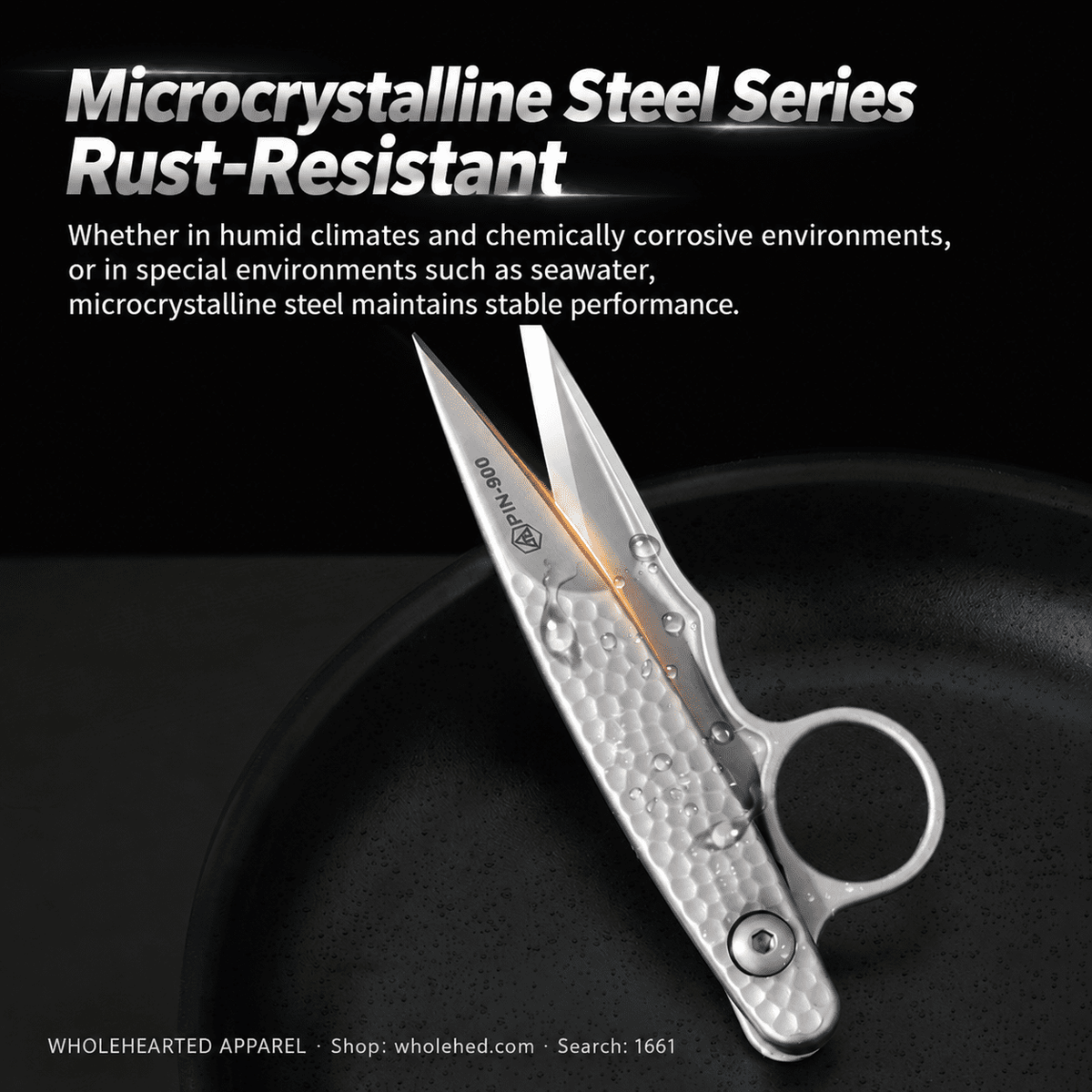 1661★ Microcrystalline Steel Thread Snips, Stainless Steel Sewing Scissors for Embroidery, Cross Stitch and Tailoring