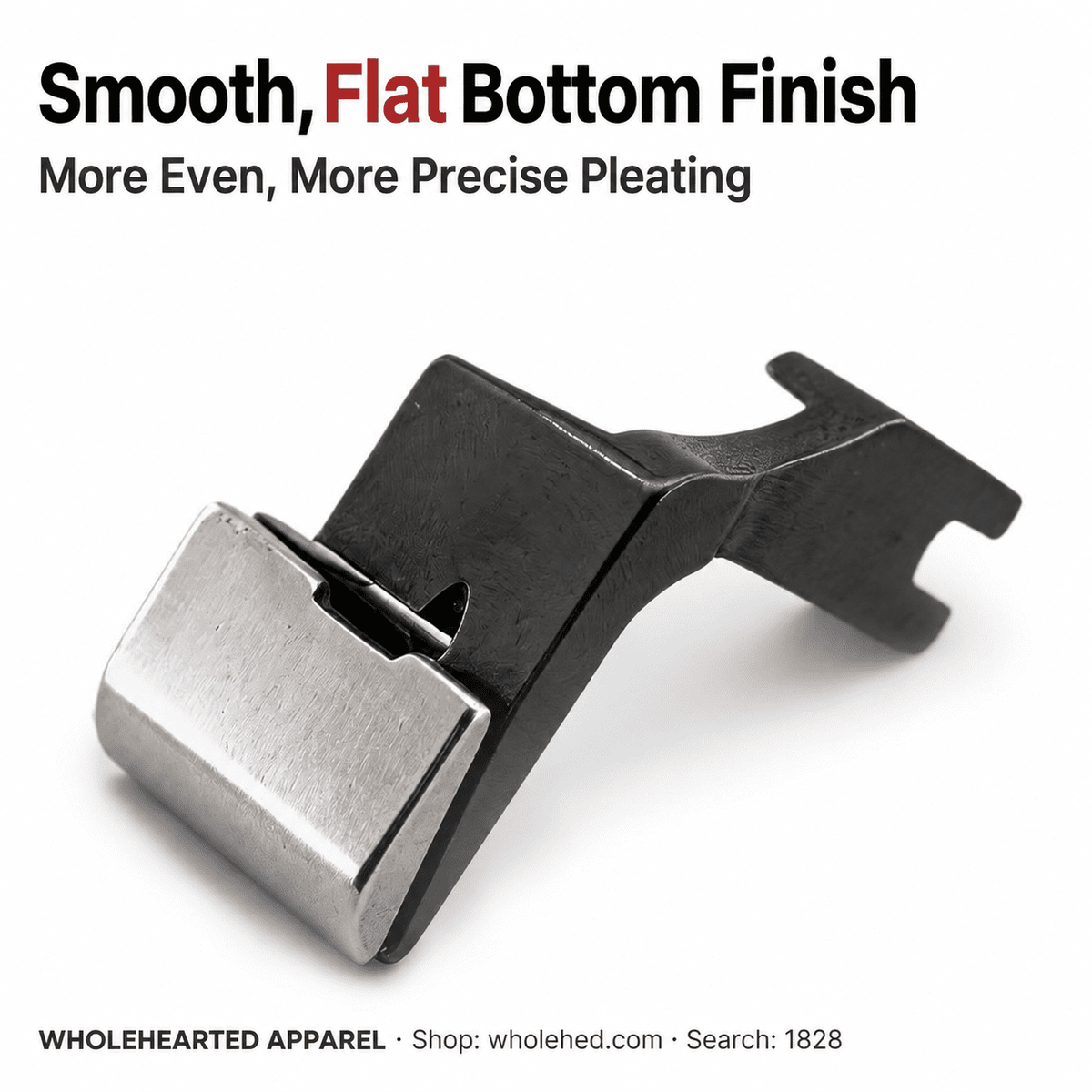 1828★ Adjustable Seam Guide Pleating Presser Foot for Double-Layer Fabric