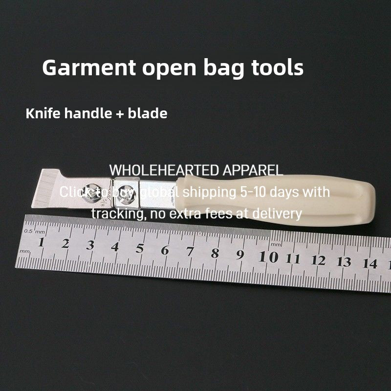 1433★  Garment hand pocket opener, keyhole tool, industrial sewing machine accessories pocket cutter bag opener