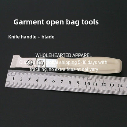 1433★  Garment hand pocket opener, keyhole tool, industrial sewing machine accessories pocket cutter bag opener