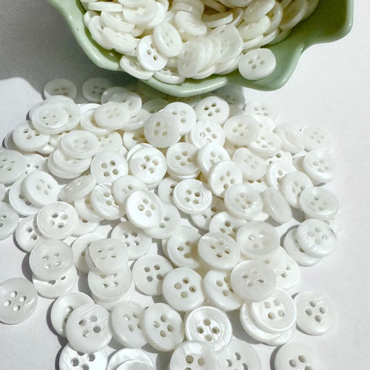 3005  Real shell buttons, natural shells, two-eye four-eye buttons, shirt buttons DIY decorative buttons, all-match buttons