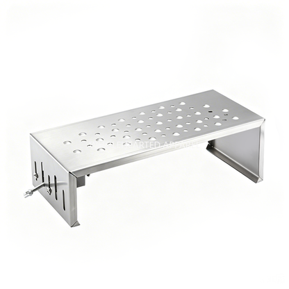 1923★ Second-Generation Stainless Steel Sewing Machine Foot Pedal Pad with Raised Anti-Slip Texture and Secure Clip Fixing.