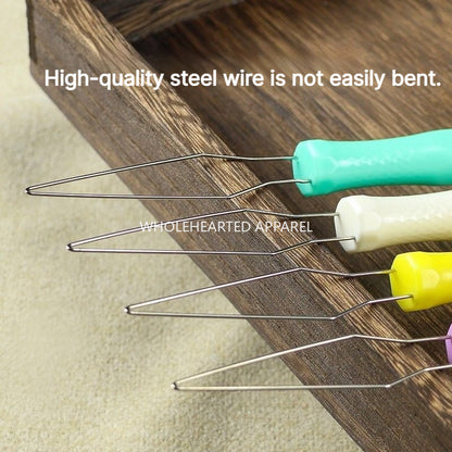 1900★ New Plastic Quick Button Threading Tool for Garment Making and DIY Sewing ★