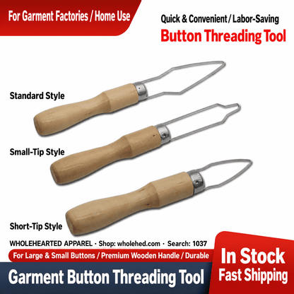 1037★ Quick Button Fastening Tool for Garment Factories and DIY Sewing Projects.