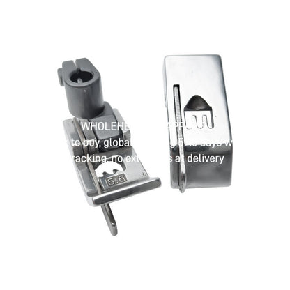 1419★  Interlock sewing machine, stop presser foot, car 5.6 needle position, right knife presser foot, three needles and five threads 0.1/0.2 left and right rim