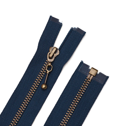 3096  Zipper No. 5 bronze open tail pendant, round ball pull tab multi-color cloth edge bronze tooth bronze tooth clothing luggage is available.