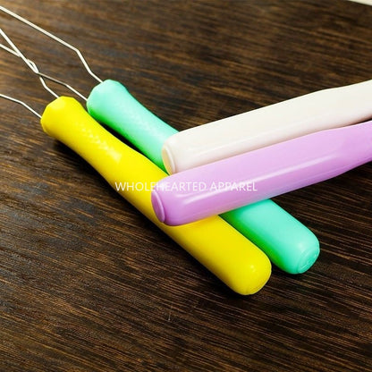 1900★ New Plastic Quick Button Threading Tool for Garment Making and DIY Sewing ★
