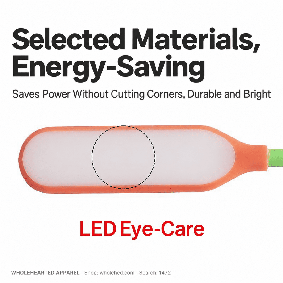 1472★ Plug-In LED Sewing Machine Work Light with Touch Dimming and Energy-Saving Illumination.