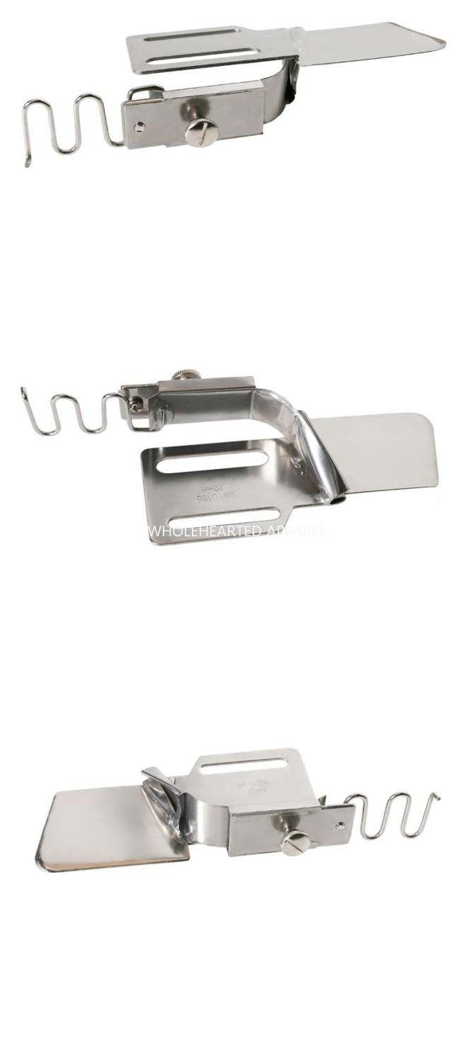 1907★ Elastic Binding Attachment for Lockstitch Sewing Machines, Fold-Over Binder for Stretch Tape★