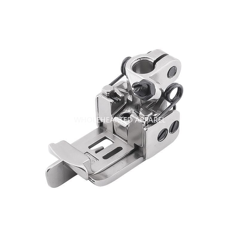 1612★  New 5.6-needle distance car high and low pass groove all-steel presser foot three-needle five-thread interlock sewing machine presser foot thickness universal