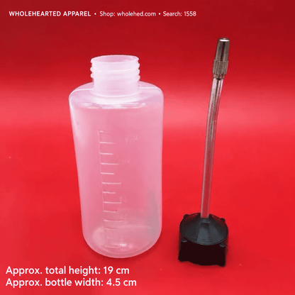 1558★ Botol Minyak Mesin Jahit Impor dengan Corong Logam Presisi untuk Perkakas Listrik, Sepeda, dan Peralatan Rumah Tangga