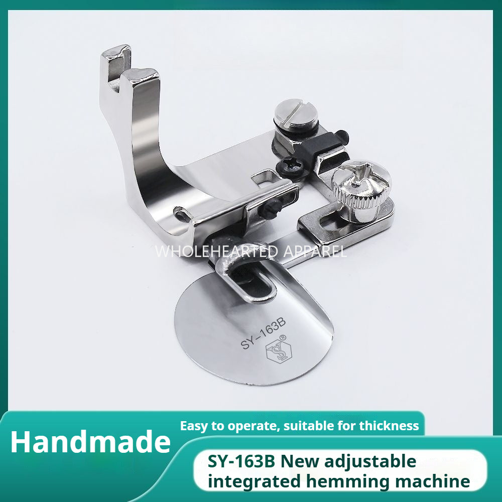 1720★  [Handmade] SY-163B boutique integrated adjustable hemming device silk chiffon curved hemming pull cylinder★
