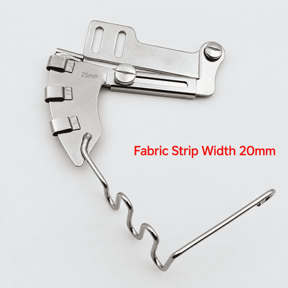1025★ New Arrivals 2 | More Options | 4-in-1 Cord Piping Binder Attachment for Duvet Covers, Pillowcases and Cotton Cord Sewing, Industrial Sewing Machine Accessory.