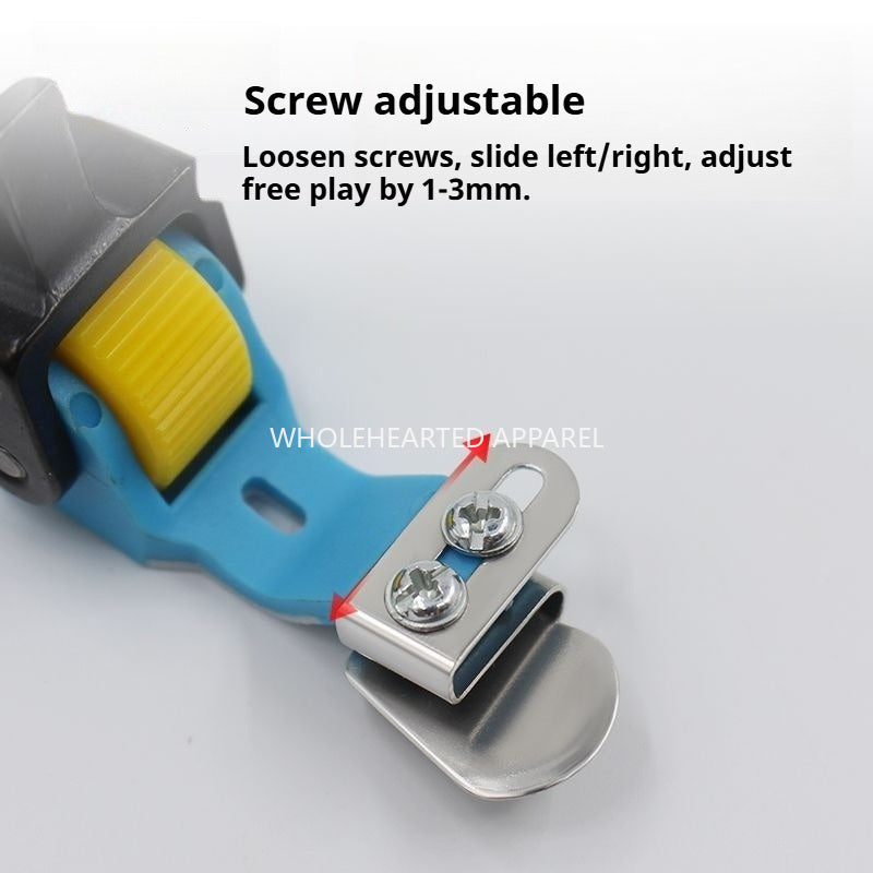 1885★ Adjustable Teflon Roller Presser Foot for Sewing Machines, Downward Folding Edge Guide and Hemming Attachment★