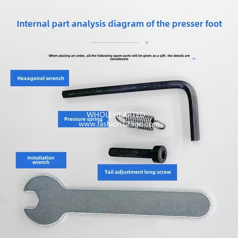 1148★  Newly upgraded roller invisible zipper presser foot invisible zipper presser foot seam smooth anti-wrinkle and anti-rush cloth