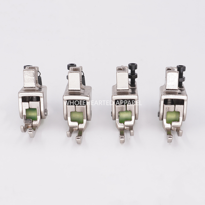 1658★  New boutique narrow high and low roller presser foot leather curtain down jacket thick and thin universal presser foot sewing machine accessories