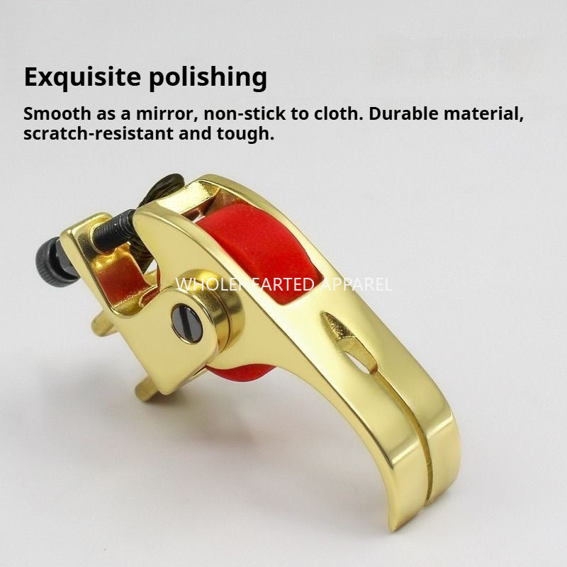 1778★ Gold Roller Presser Foot for Sewing Machine, Suitable for Thick and Thin Fabrics★