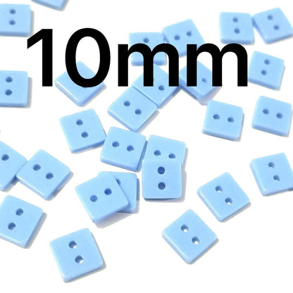 3018  Resin Button Plum Blossom Square Heart Round Color Button Flower Decoration Handmade DIY Cartoon Children