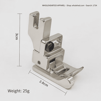 1734★ Neues Modell SY 39 Vollstahl Hoch-Niedrig Nähfuß Computer-Nahmaschine Kantenführung für Steppnähte★