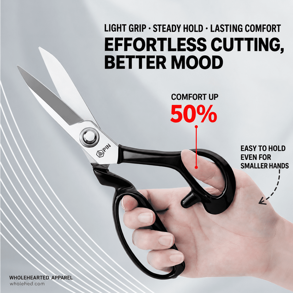 1701★ Large Tailor Scissors for Thick Fabric, Sewing, Garment Cutting, Home & Industrial Use.