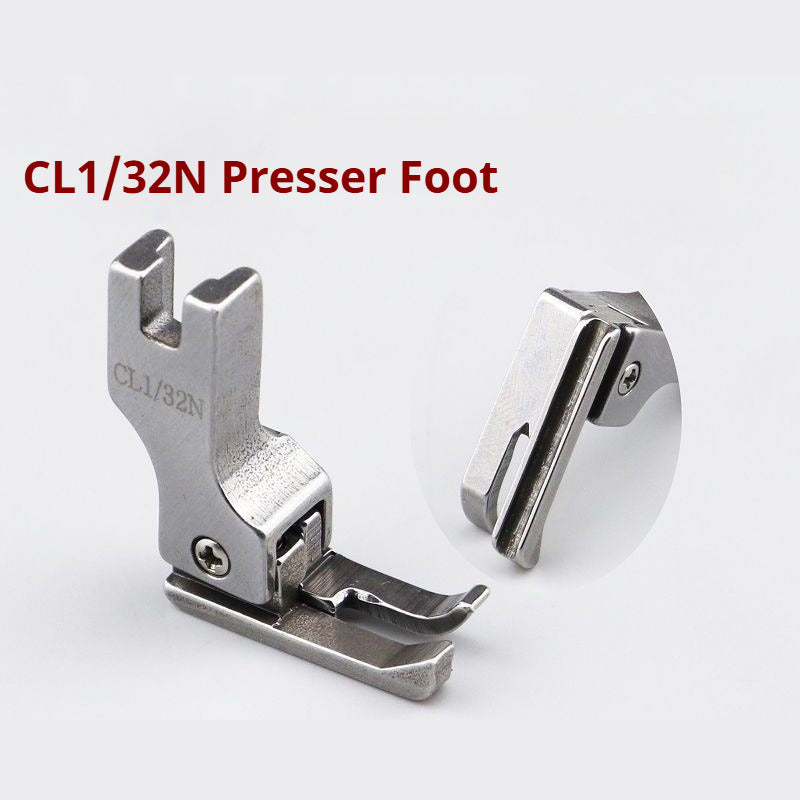 1802★All-Steel Grooved Compensating Presser Foot CR1/32N for Lockstitch Sewing Machines★
