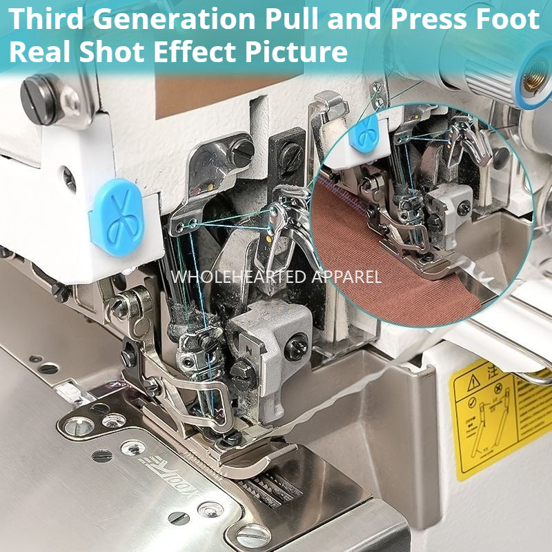 1746★ Premium all-steel overlock machine transparent shoulder-strap presser foot, left-right adjustable, anti-skew EX998 sewing accessory★