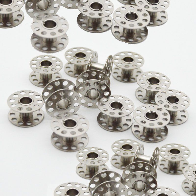 1864★ Perforated Metal Bobbins for Vintage Domestic Sewing Machines, Bee, Feiren, and Butterfly Models★