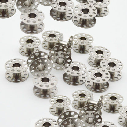 1864★ Perforated Metal Bobbins for Vintage Domestic Sewing Machines, Bee, Feiren, and Butterfly Models★