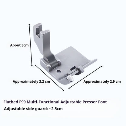 1839★ T9 Adjustable Hemming Presser Foot for Flat-Bed Sewing Machines ★