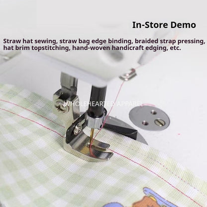 1874★ Multi-Purpose Double Edge Guide Presser Foot for Lace, Webbing, Straw Hat Edges and Pant Hems★