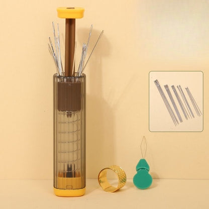 1718★  Hand Sewing Needle Set Press Magnetic Syringe Sewing Clothes Tools Sewing Needle Thickness Needle Storage Syringe Portable★