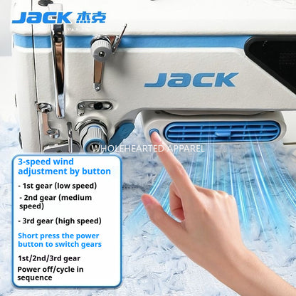 1881★ Magnetic Adjustable Cooling Fan for JACK Sewing Machines, 3-Speed Oscillation★