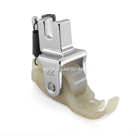 1617★  New flat car A10 pull cylinder special presser foot roller plastic presser foot hemming device wheel Teflon baseplate