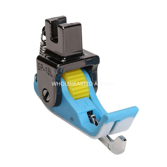 1692★  New flat car plastic Teflon baseplate left and right rib roller presser foot SP-18 with knife presser foot sewing accessories