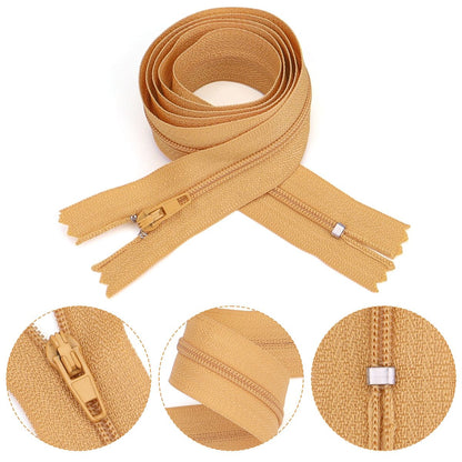 3085  Zipper No. 3 nylon closed end work code with color automatic head multi-color cloth edge zipper electric white front and rear stop clothing is suitable for