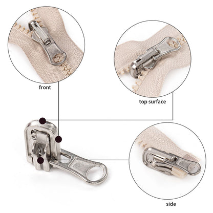 3114  Zipper No. 5 resin zipper rotating almond head large k head single head double-sided jacket trench coat suitable