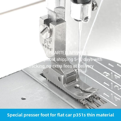1404★  Boutique flat car P351S thin material special pressure foot flat pressure foot knitted chiffon anti-wrinkle pressure foot high-grade pressure foot