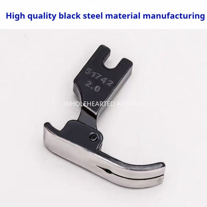 1781★ Black Carbon Steel Anti Skip Presser Foot 51742 for Industrial Sewing Machine Universal Fit★