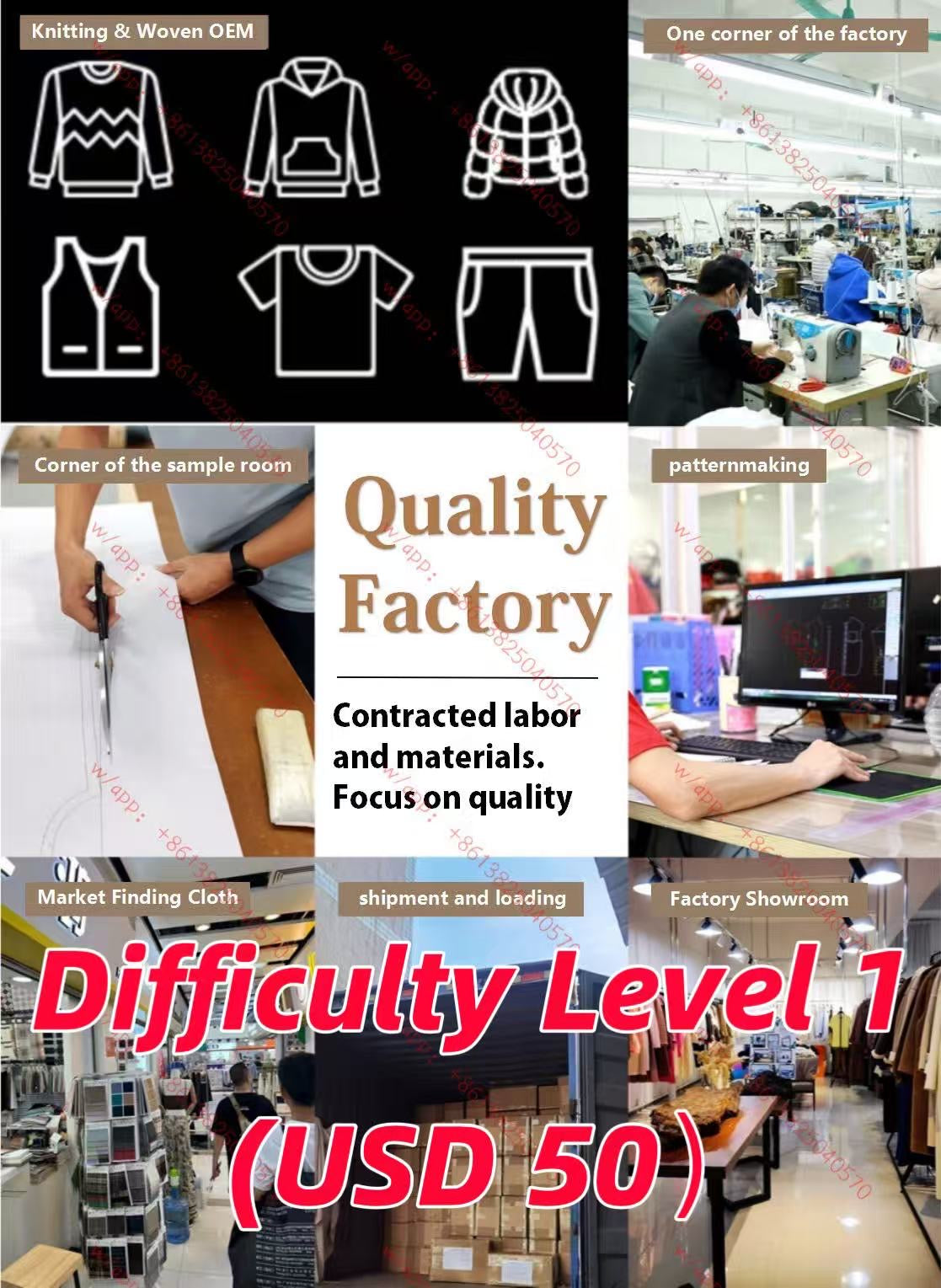 Clothing Sample Production (Design Modeling, Fabric Sourcing, Accessories Sourcing, Sample Making, and Air Freight Included)