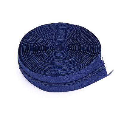 3071  Zipper No. 3 is wearing a solid color nylon set, luggage zipper, various packages 4.5 meters + 10 color Jitong heads = 1 pack