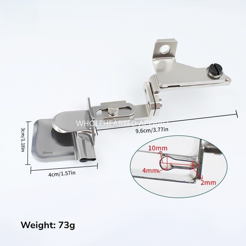 1905★ Nuevo accesorio de ribeteador 3 en 1 para máquinas de coser overlock, ideal para costuras laterales de prendas de vestir★