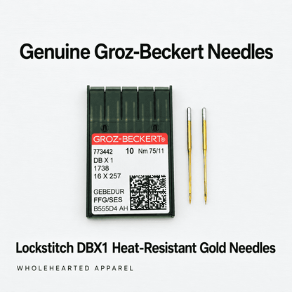 1144★ Deutsche Goldnadel DB * 1 Groz Nadel Flachwagen Nadel hitzebeständige Titan Daunenjacke Goldnadel★